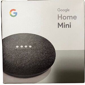 NEW/Never Used} Google Home Mini Smart Speaker w/ Google Assistant - Charcoal